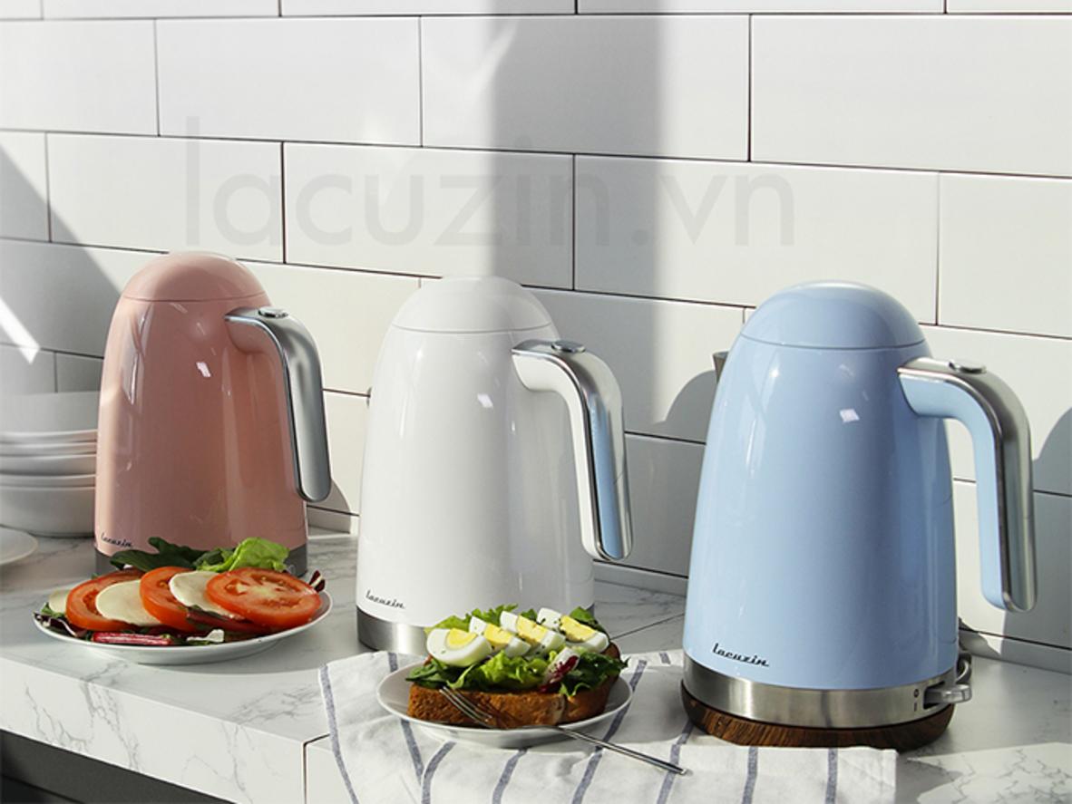 Tự ngắt khi sôi và cảm biến quá nhiệt — an toàn cho trẻ em.