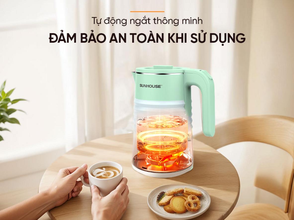 Thân 2 lớp giảm nguy cơ bỏng.