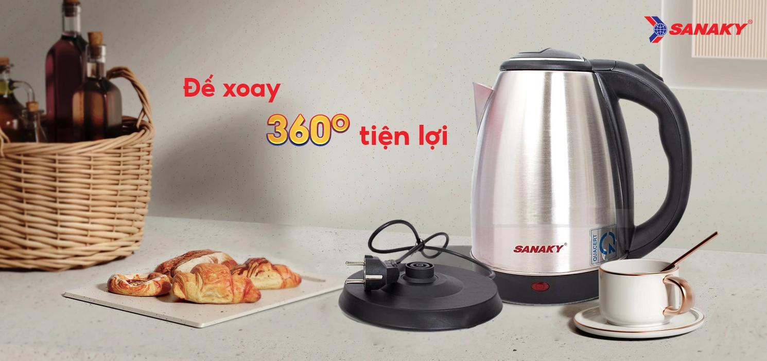 Cận cảnh ruột Inox 304 — an toàn, dễ vệ sinh.