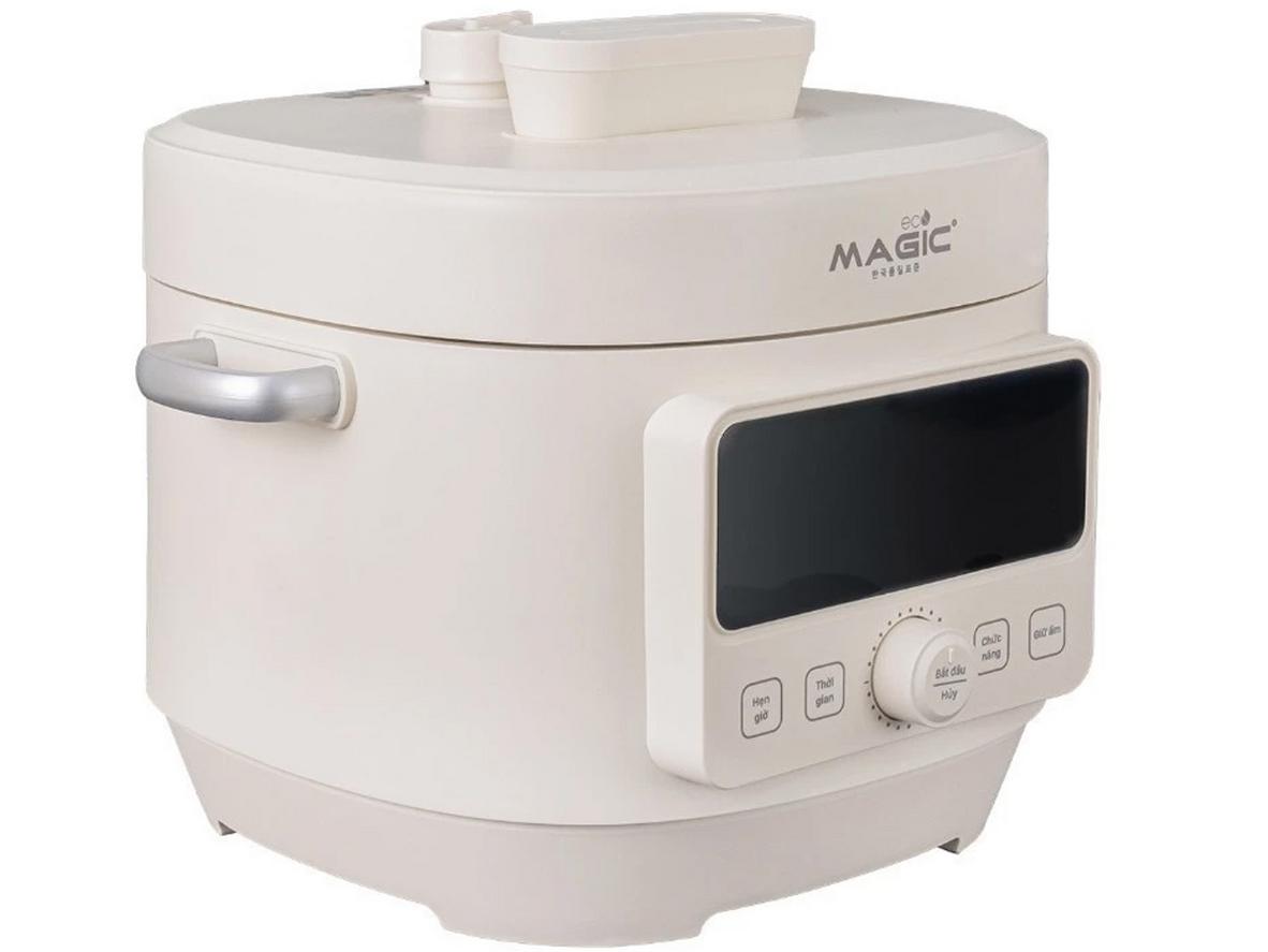 Thân inox bền, lòng nồi chống dính dễ vệ sinh