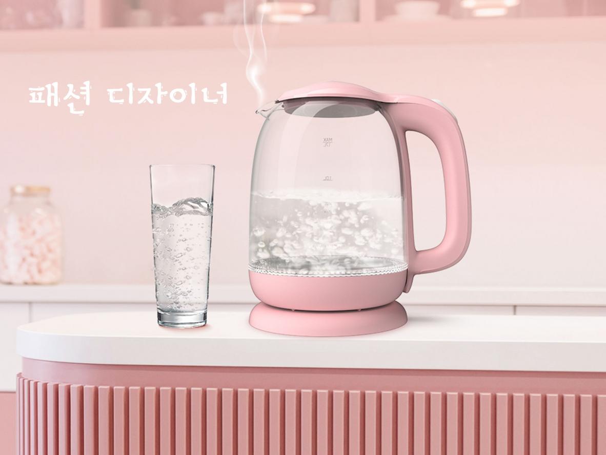 Thân thủy tinh Borosilicate: trong suốt và dễ vệ sinh.