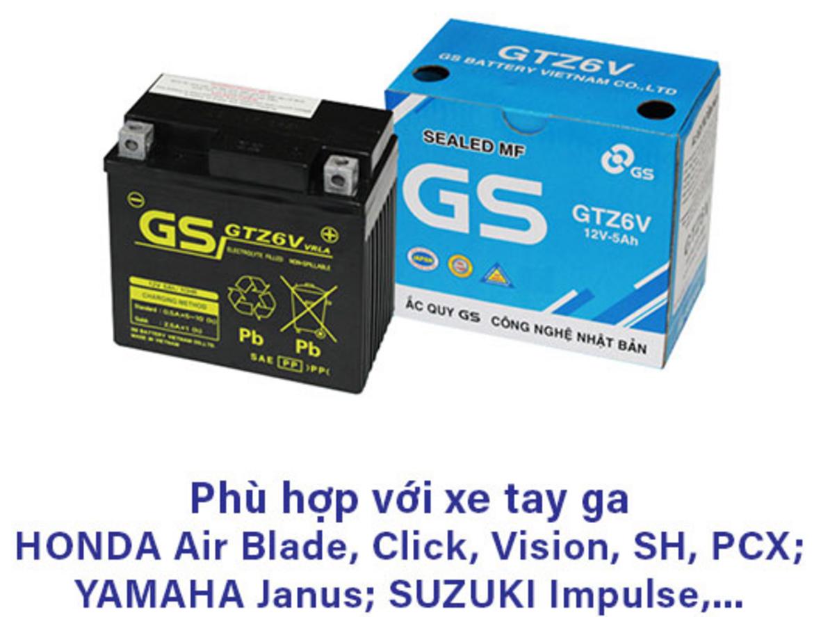 Lắp ắc quy trên xe tay ga: gọn, chắc và chống rung.