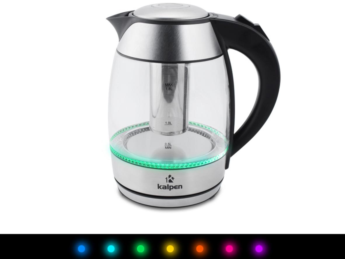 Thân ấm bằng thủy tinh Borosilicate — trong suốt, an toàn và dễ vệ sinh.