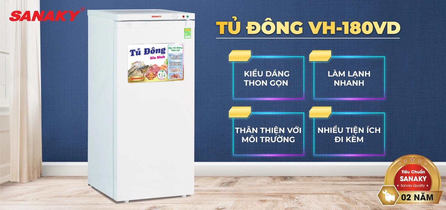 Tiết kiệm điện ~1.75 kWh/ngày; gas R600a thân thiện môi trường.