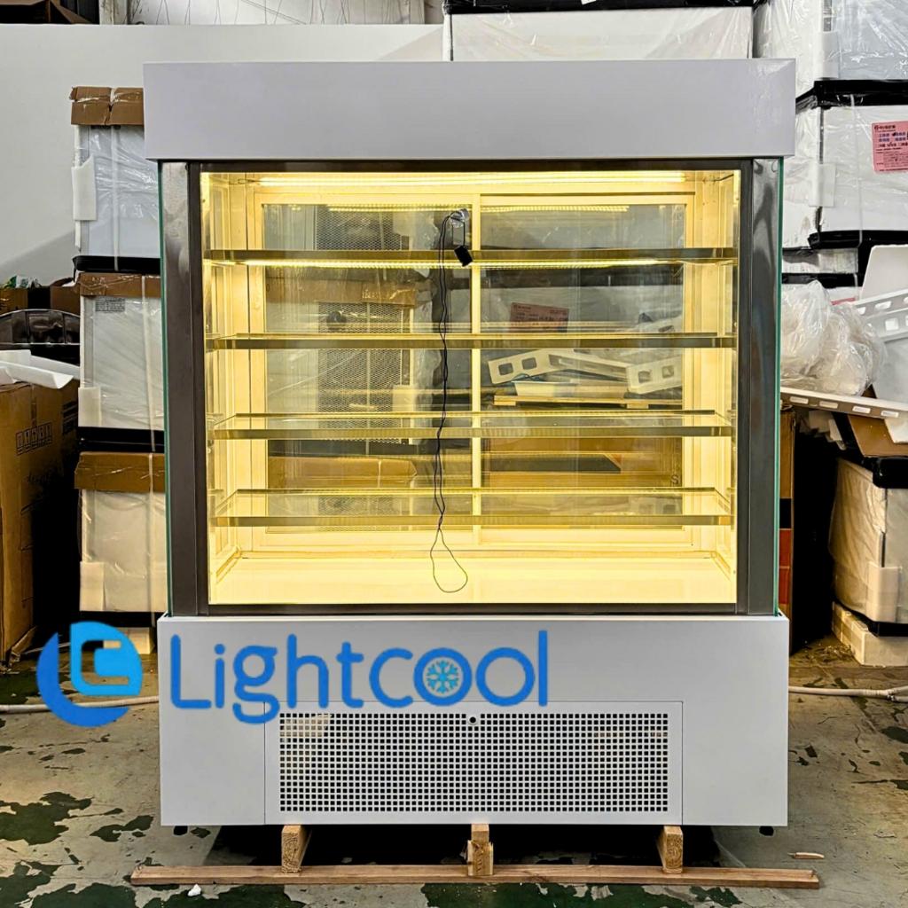 Tổng quan Tủ Bánh Kem 5 Tầng 1M2 DG-1200Z Kính Vuông