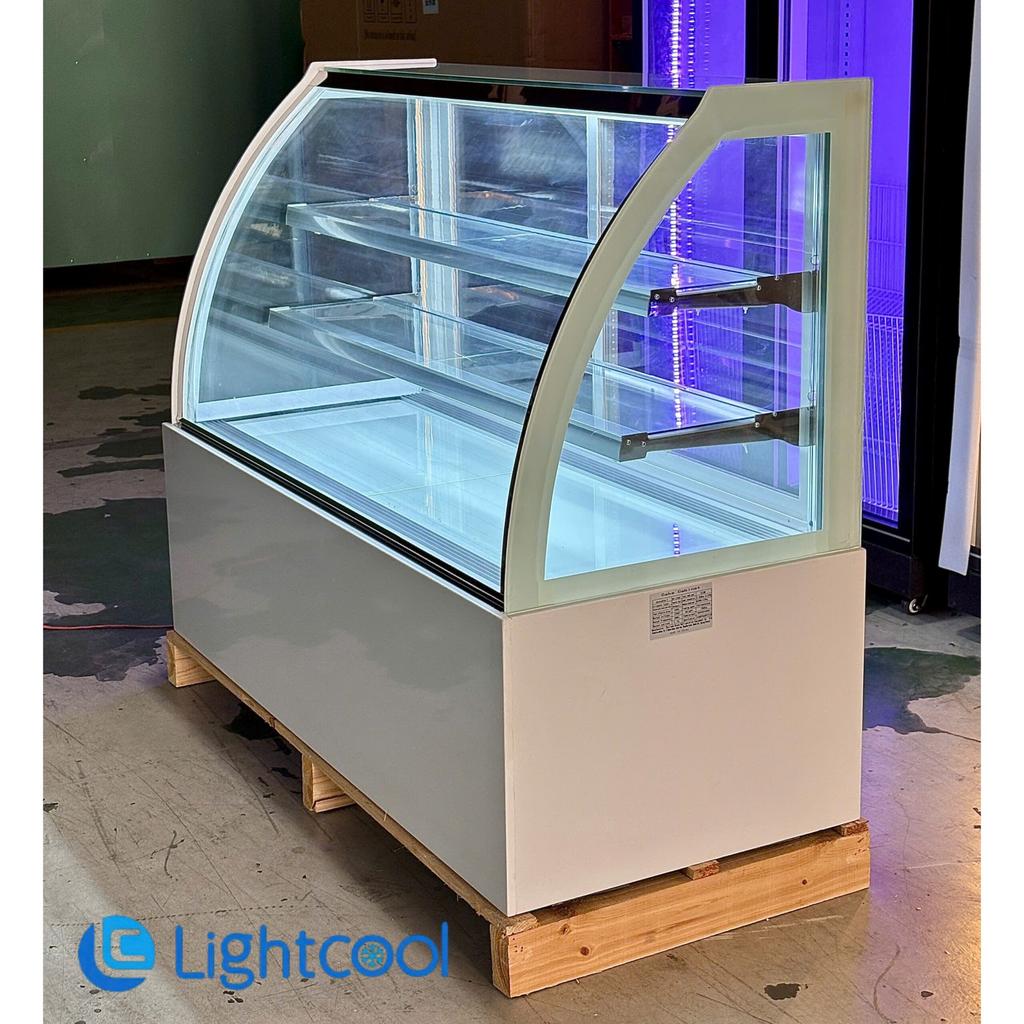 Tổng quan Tủ bánh kem Lightcool – 1M2 – DG-1200Z – Kính Cong