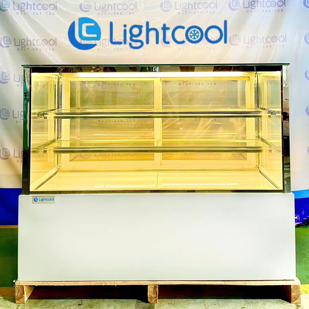 Tổng quan Tủ bánh kem Lightcool – 1M2 – DG-1200Z – Kính Vuông