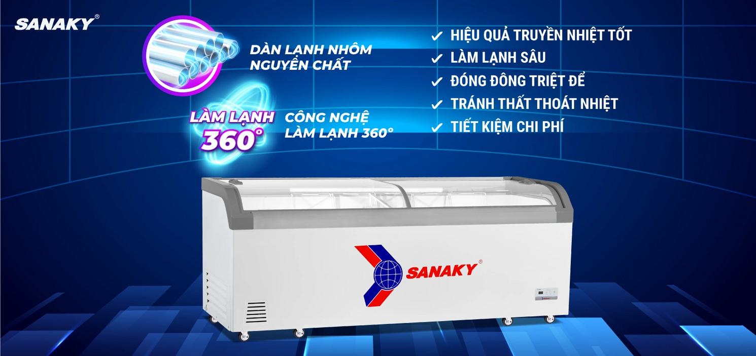 Tổng quan Tủ Đông Sanaky VH-1008KA