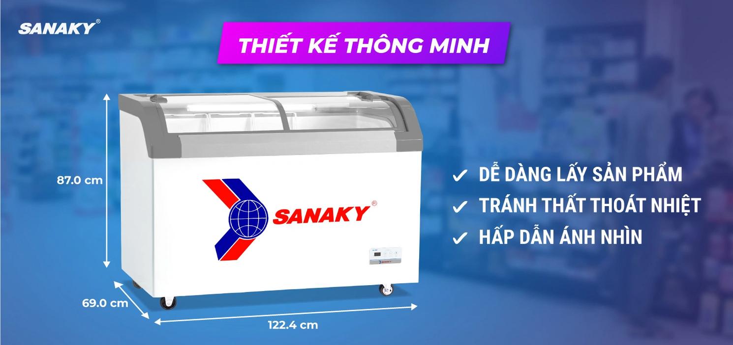 Tổng quan Tủ Đông Sanaky VH-382KB