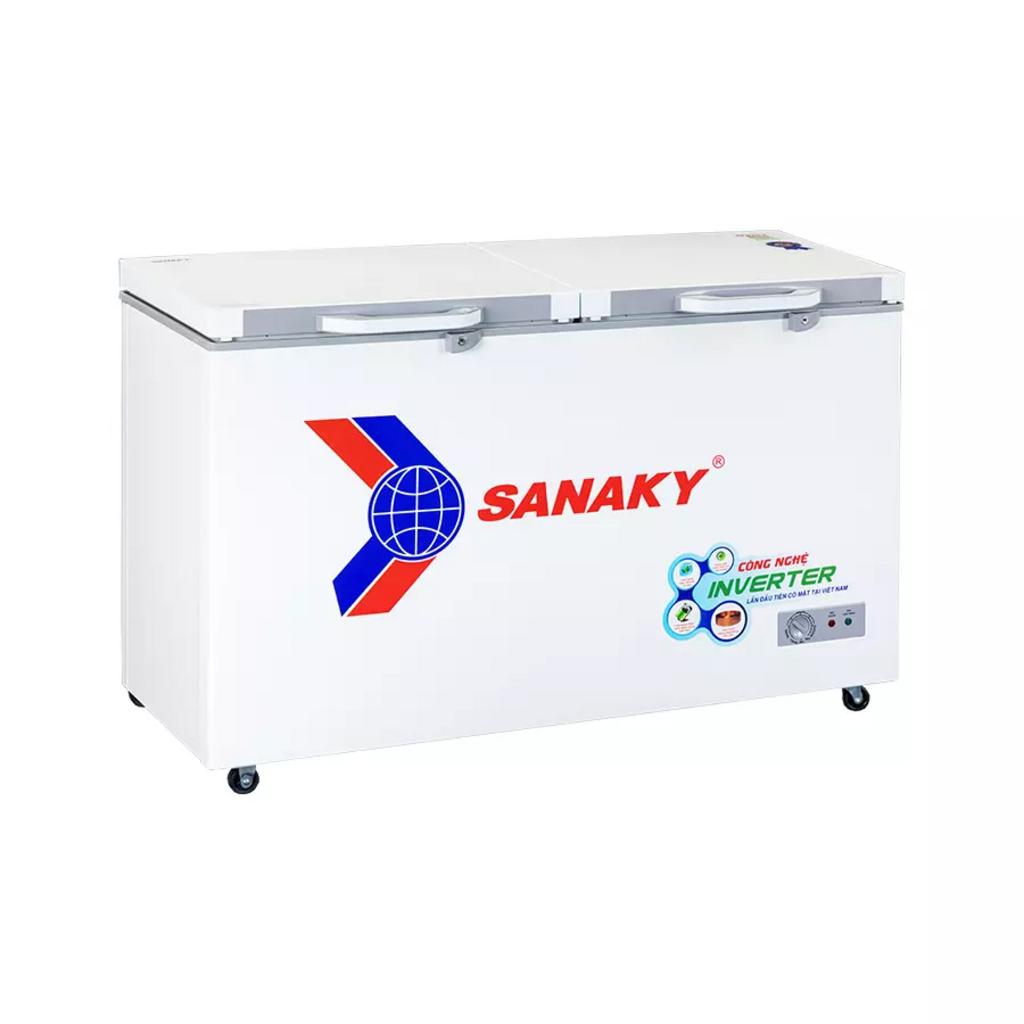 Tủ đông Sanaky VH-5699HY4K — 410 lít, cửa kính cường lực, tiết kiệm điện Smart Inverter.