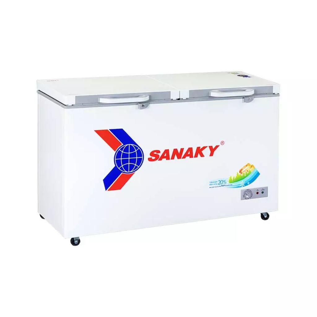 Tủ đông Sanaky VH-5699HYK — 410L, cánh kính cường lực, dàn lạnh ống đồng.