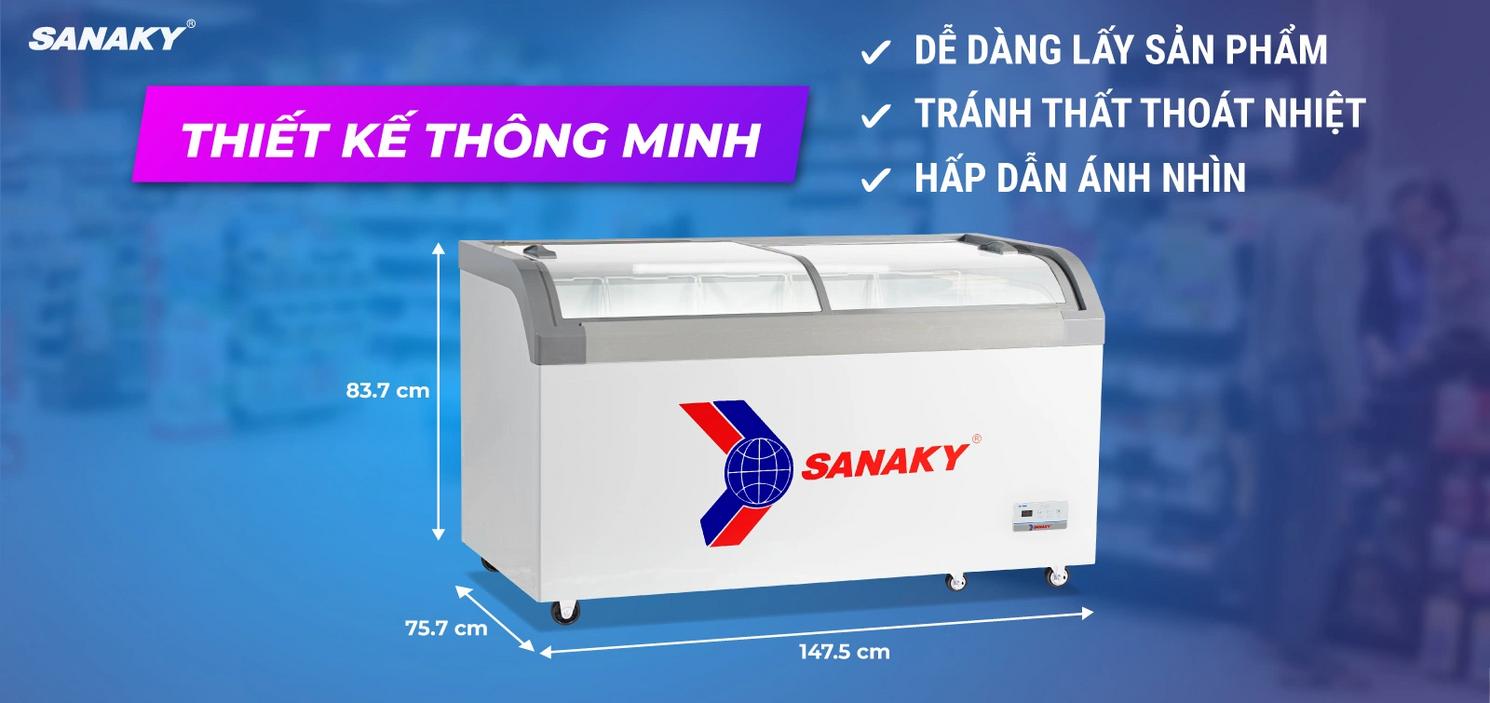 Tổng quan Tủ Đông Sanaky VH-888KA