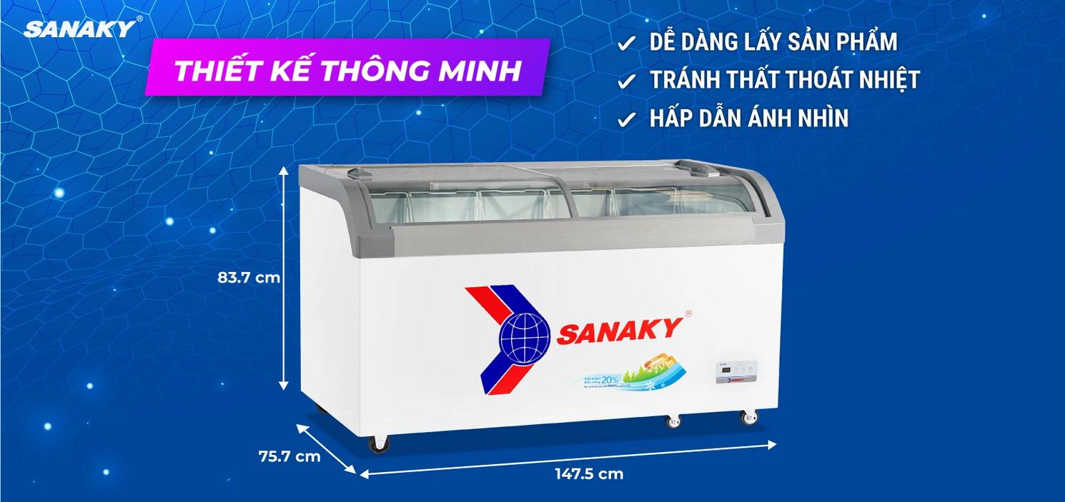 Tổng quan Tủ Đông Sanaky VH-899KA