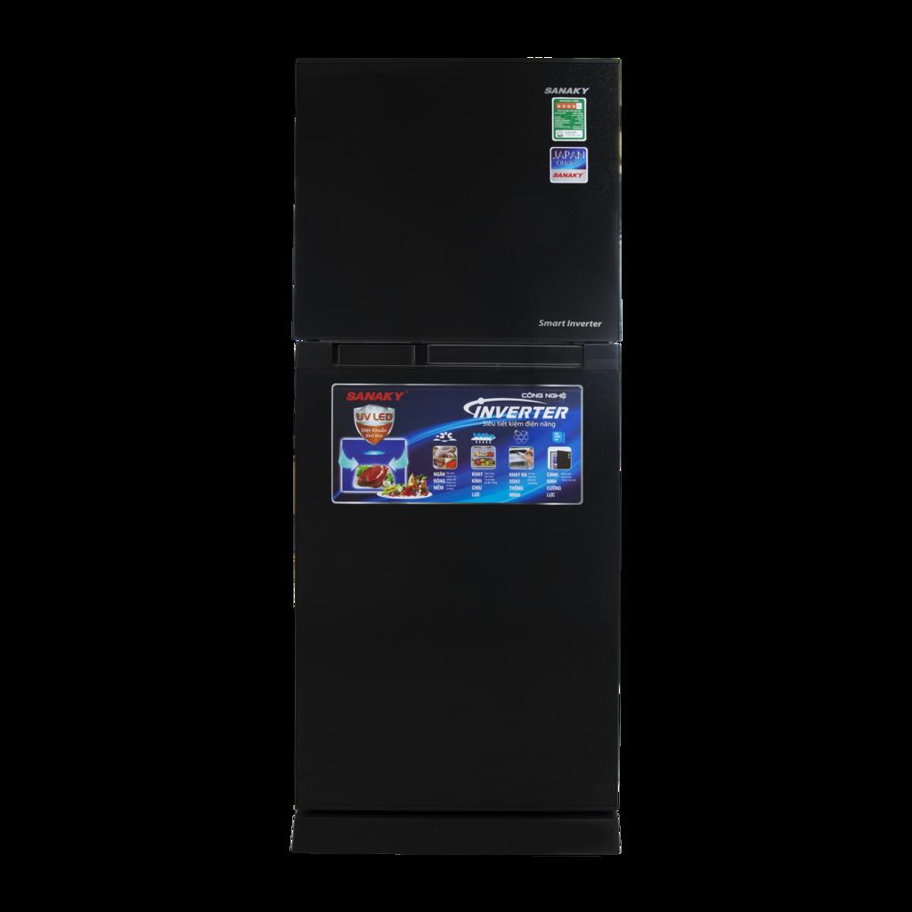 Tủ Lạnh Sanaky VH-209KD - Mặt kính đen sang trọng, phù hợp bếp hiện đại.