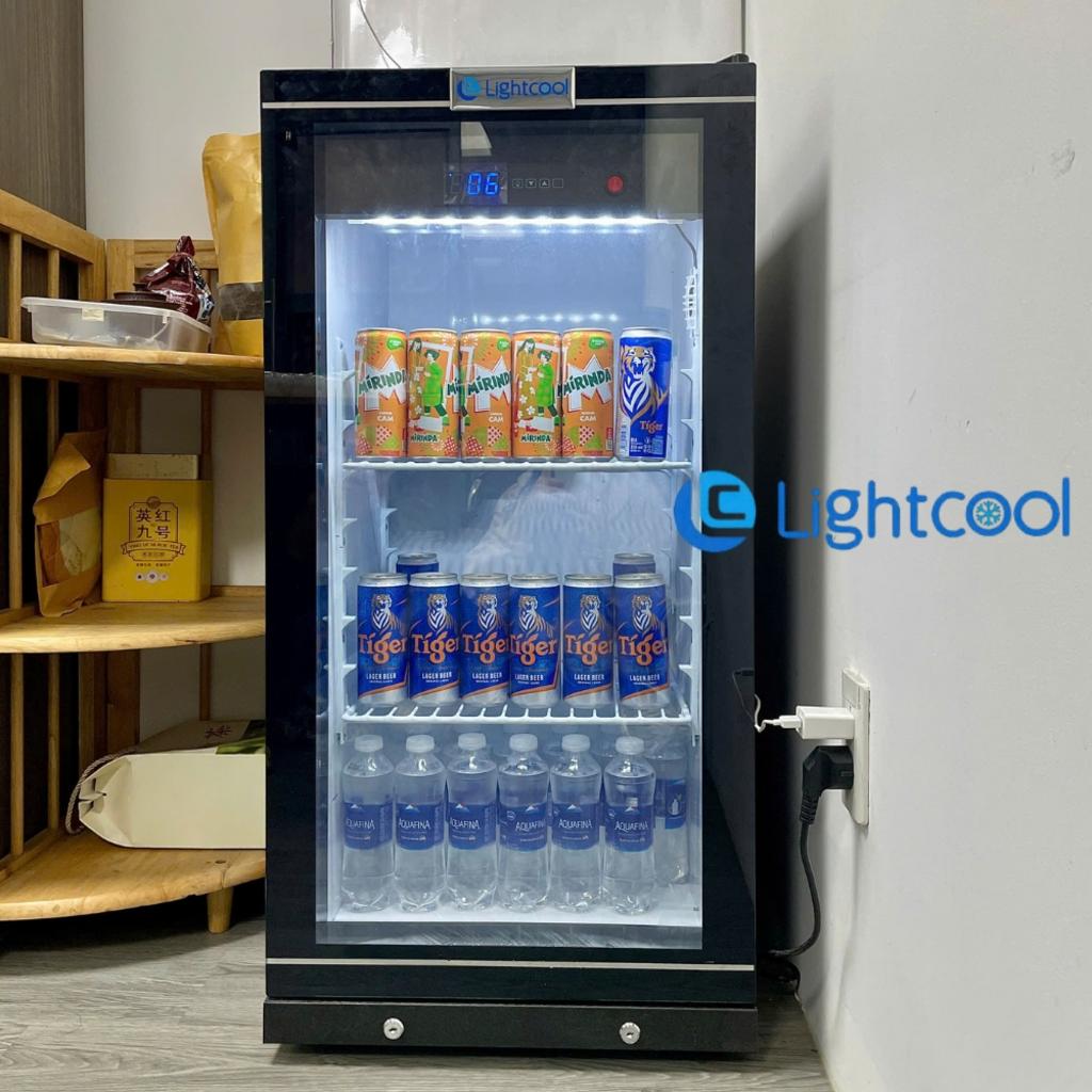 Tủ Mát Mini Lightcool LC‑138 (118L) — gọn, sáng, trưng bày bắt mắt.