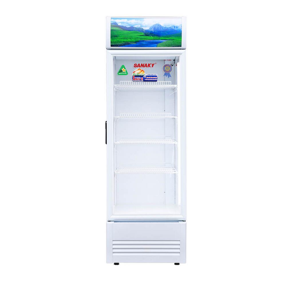 Tủ mát Sanaky VH‑3099K (240L) - trưng bày bắt mắt, giữ tươi hiệu quả.