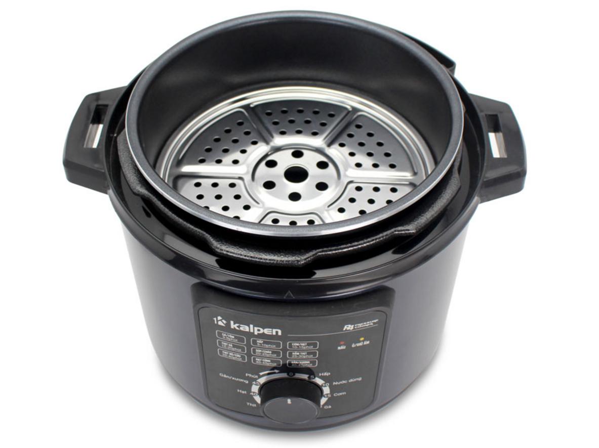 Van xả và cơ chế khóa nắp an toàn