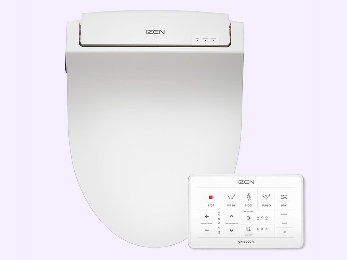 Vòi rửa tự làm sạch bằng thép không gỉ — rửa trước/sau, chế độ massage cho cảm giác sạch sâu.