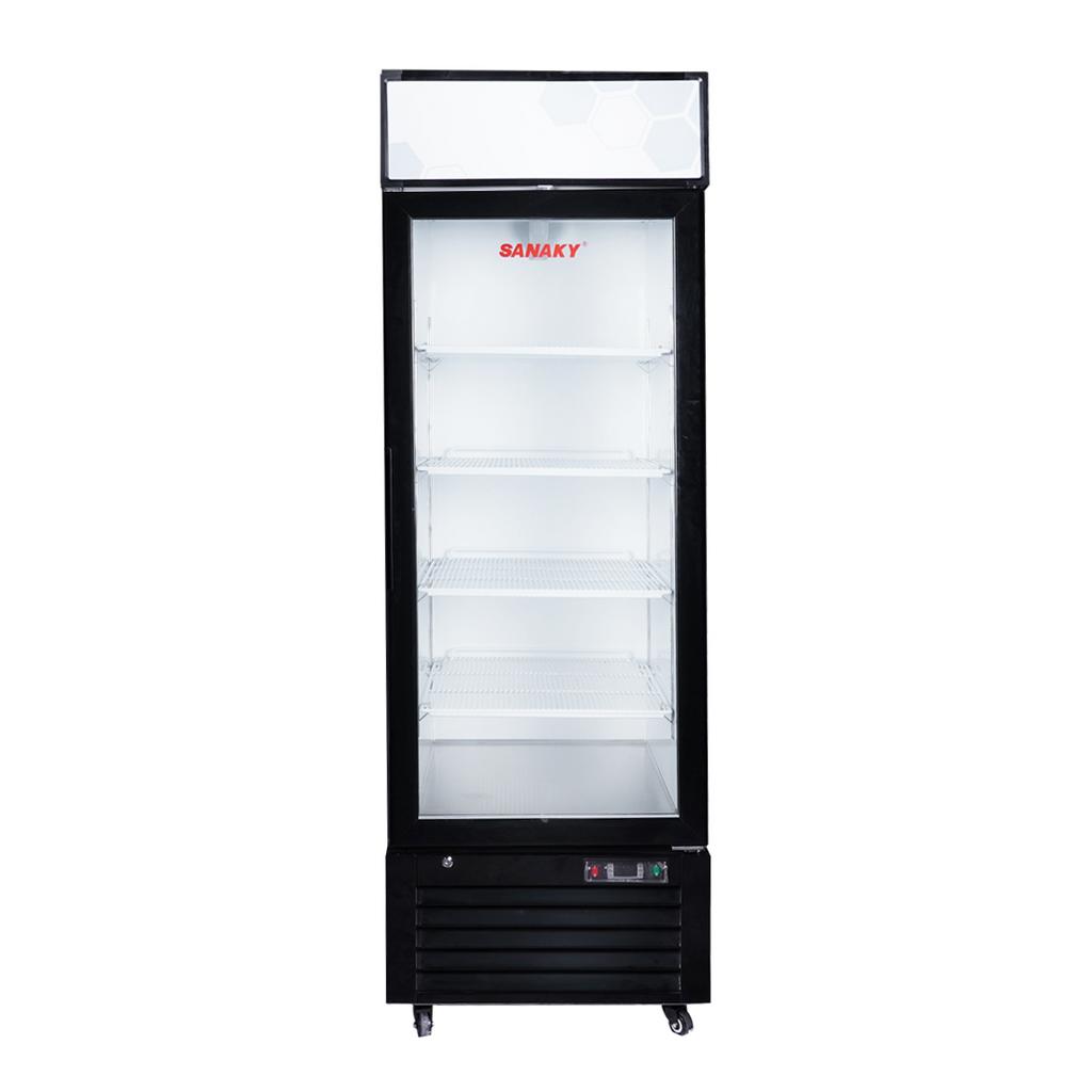 Cửa kính nhiều lớp & xả đá tự động — giữ tủ sáng và sạch.