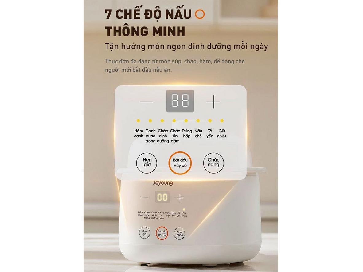 Dung tích 1 lít nhỏ gọn, tiện cho gia đình nhỏ.