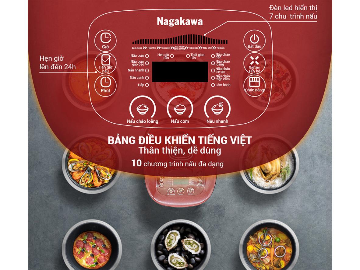 10 chương trình nấu đa năng, tiếng Việt dễ dùng