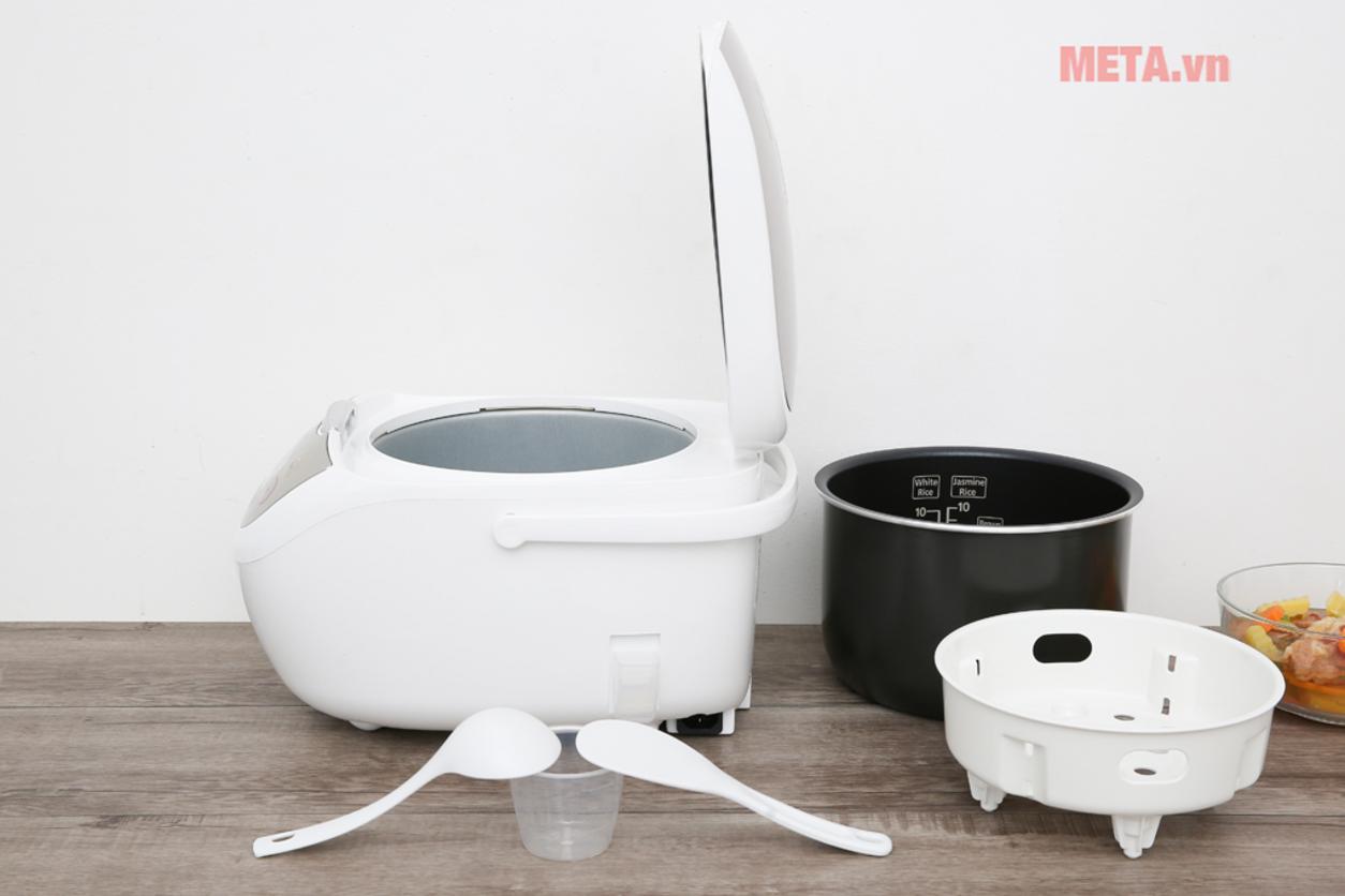 16 chương trình nấu và phụ kiện kèm theo.