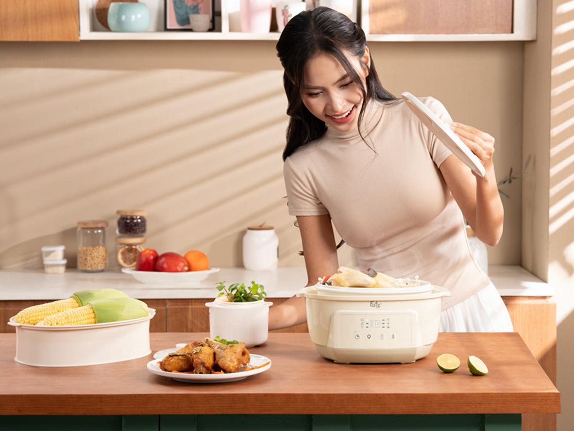 7 chế độ nấu & hẹn giờ