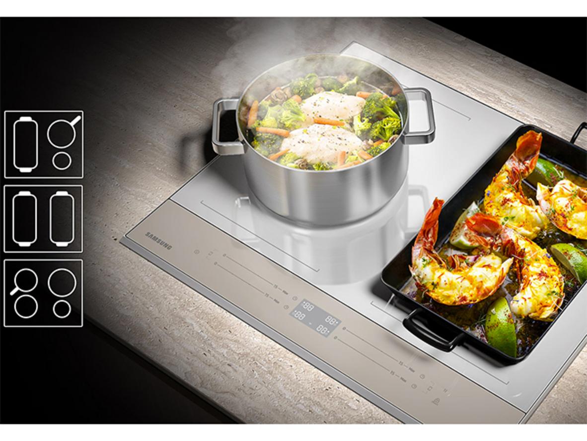 Công suất 7400W và 15 mức nhiệt cho trải nghiệm nấu nhanh, chuẩn xác.