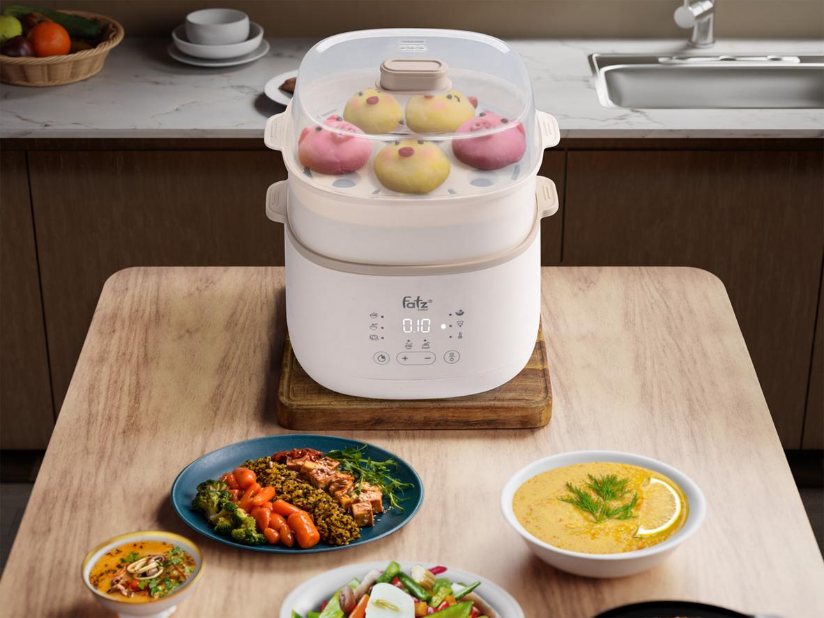 8 chế độ nấu đáp ứng nhu cầu ăn dặm và món hầm gia đình