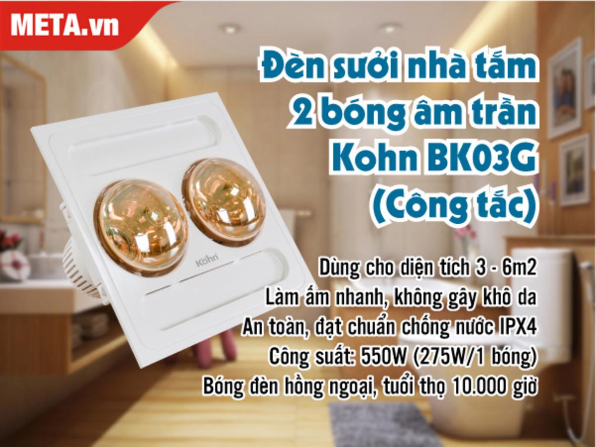 Công suất 550W cho hơi ấm tức thì