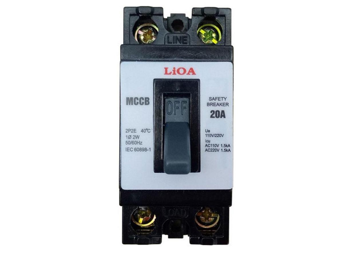 Tổng quan Aptomat 2P lắp nổi loại 2 tiếp điểm MCCB2P2E