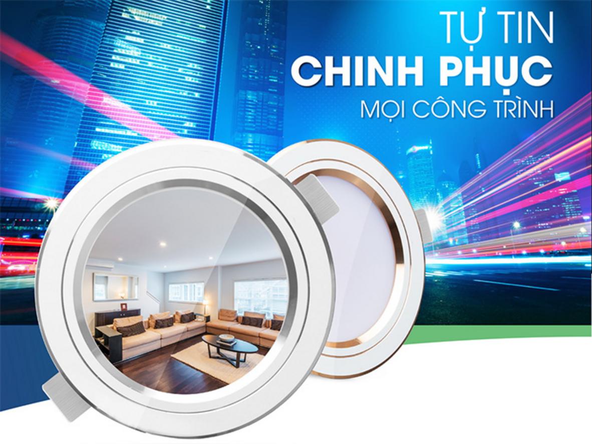 Vỏ nhôm đúc nguyên khối, tuổi thọ 30.000 giờ