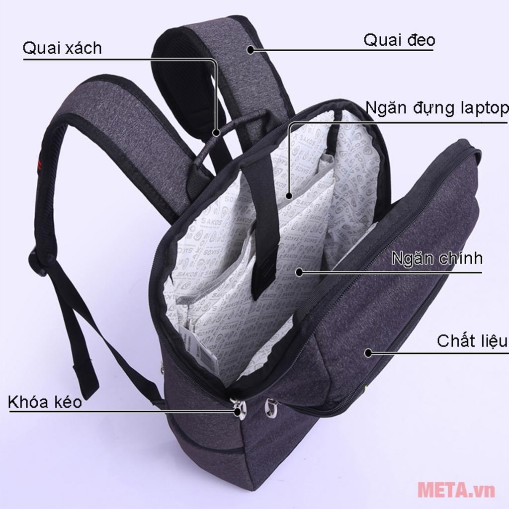 Ngăn laptop chuyên dụng (đệm chống sốc)