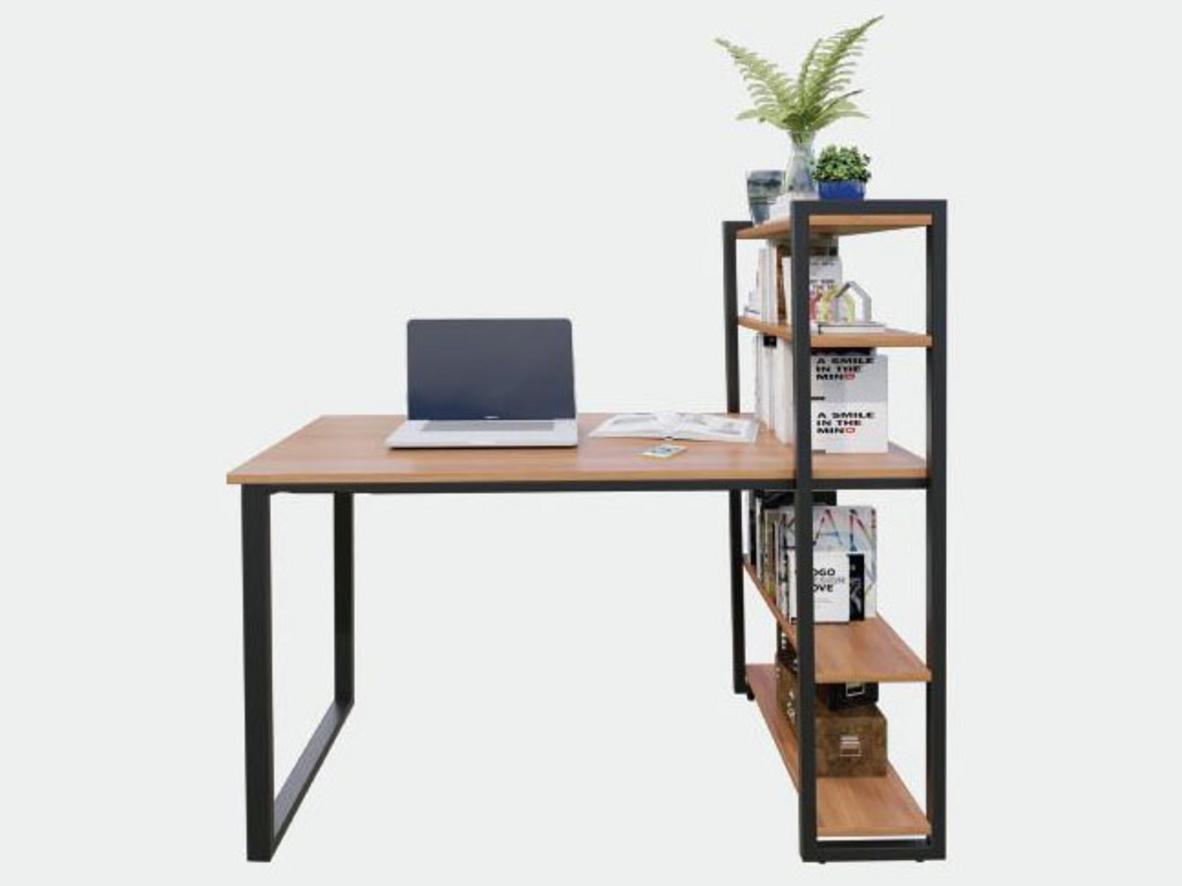 Giá sách liền 4 ngăn (2 trên + 2 dưới) tiết kiệm không gian