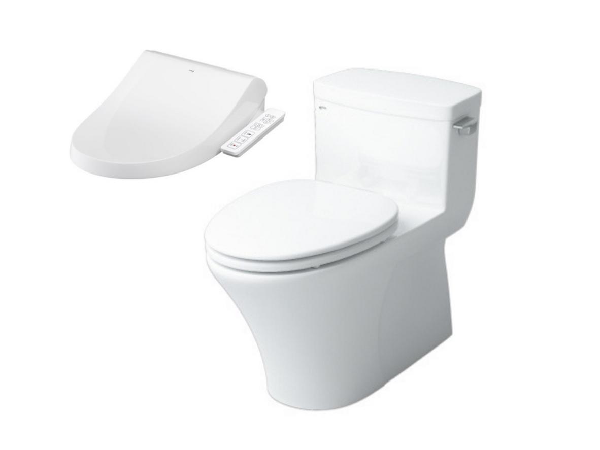 Tổng quan Bàn cầu nắp rửa điện tử Inax AC-991R + CW-H17VN/BW1