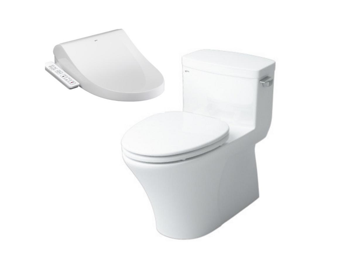 Tổng quan Bàn cầu nắp rửa điện tử INAX AC-991R + CW-H18VN/BW1