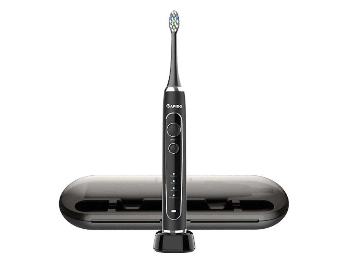 Tổng quan Bàn chải điện Rapido RST-15WB (Đế sạc - hộp đựng thời trang)