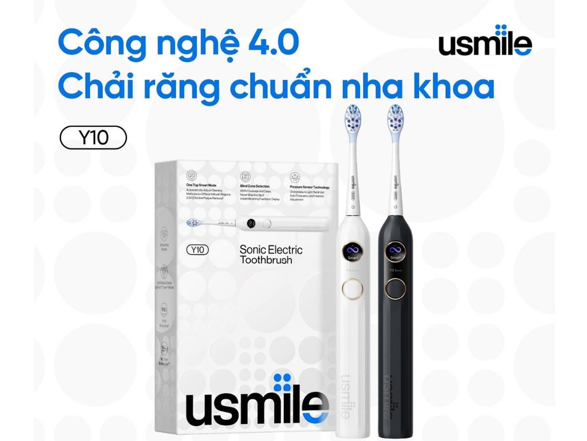 Màn hình LCD hiển thị vùng chưa sạch — hướng dẫn chải chính xác.