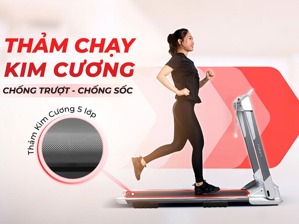 Bàn chạy 43 x 125 cm Makano DVCB-00006