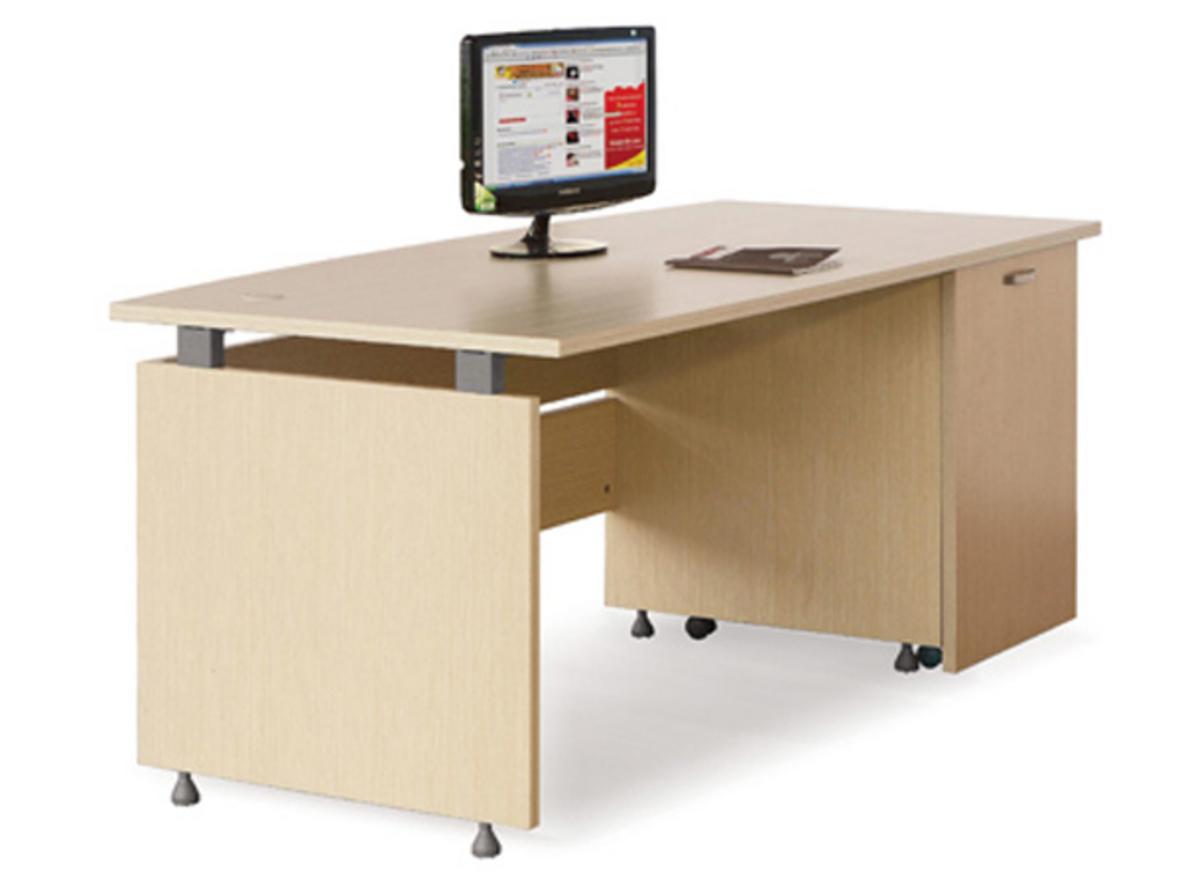 Close-up: Mặt bàn MFC phủ Melamine (An Cường).