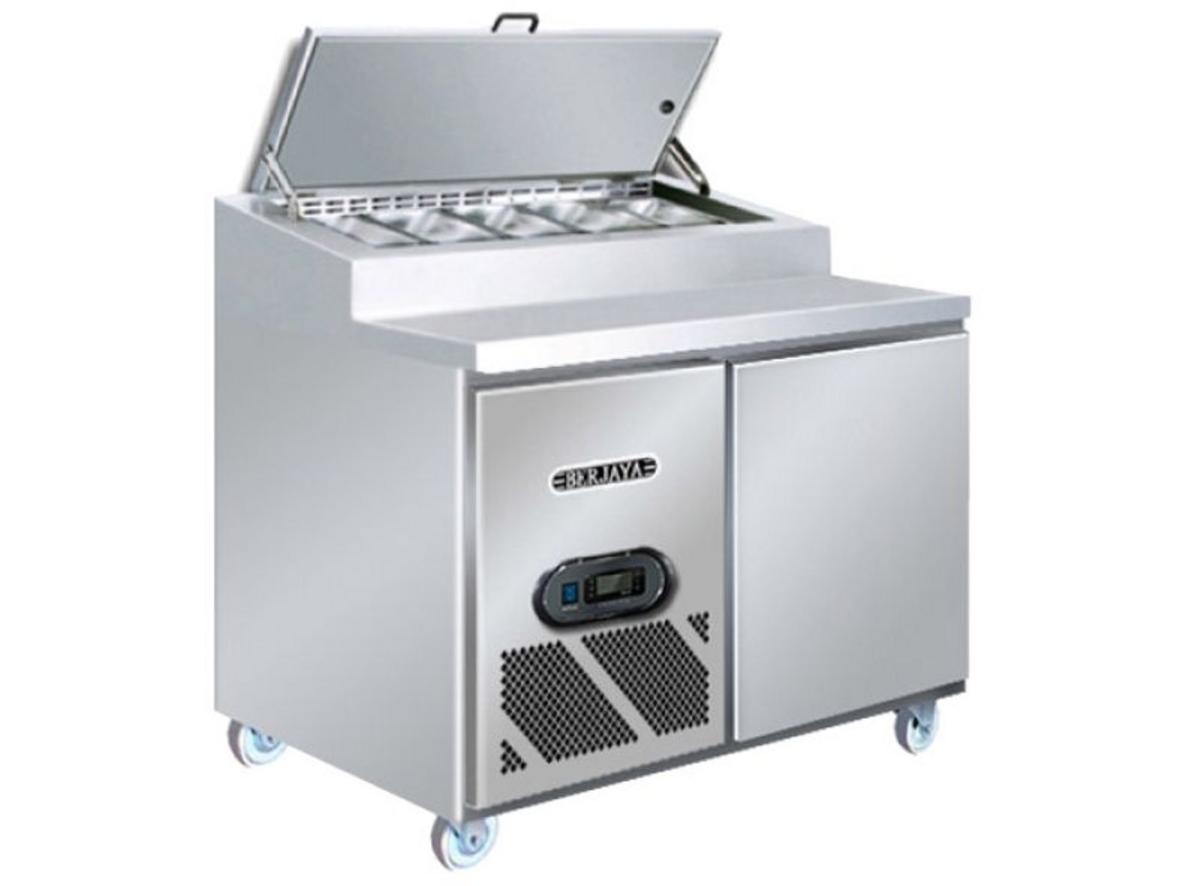 Tổng quan Bàn mát pizza 1 cánh Berjaya BS1D/PCF4/Z dài 1.2m