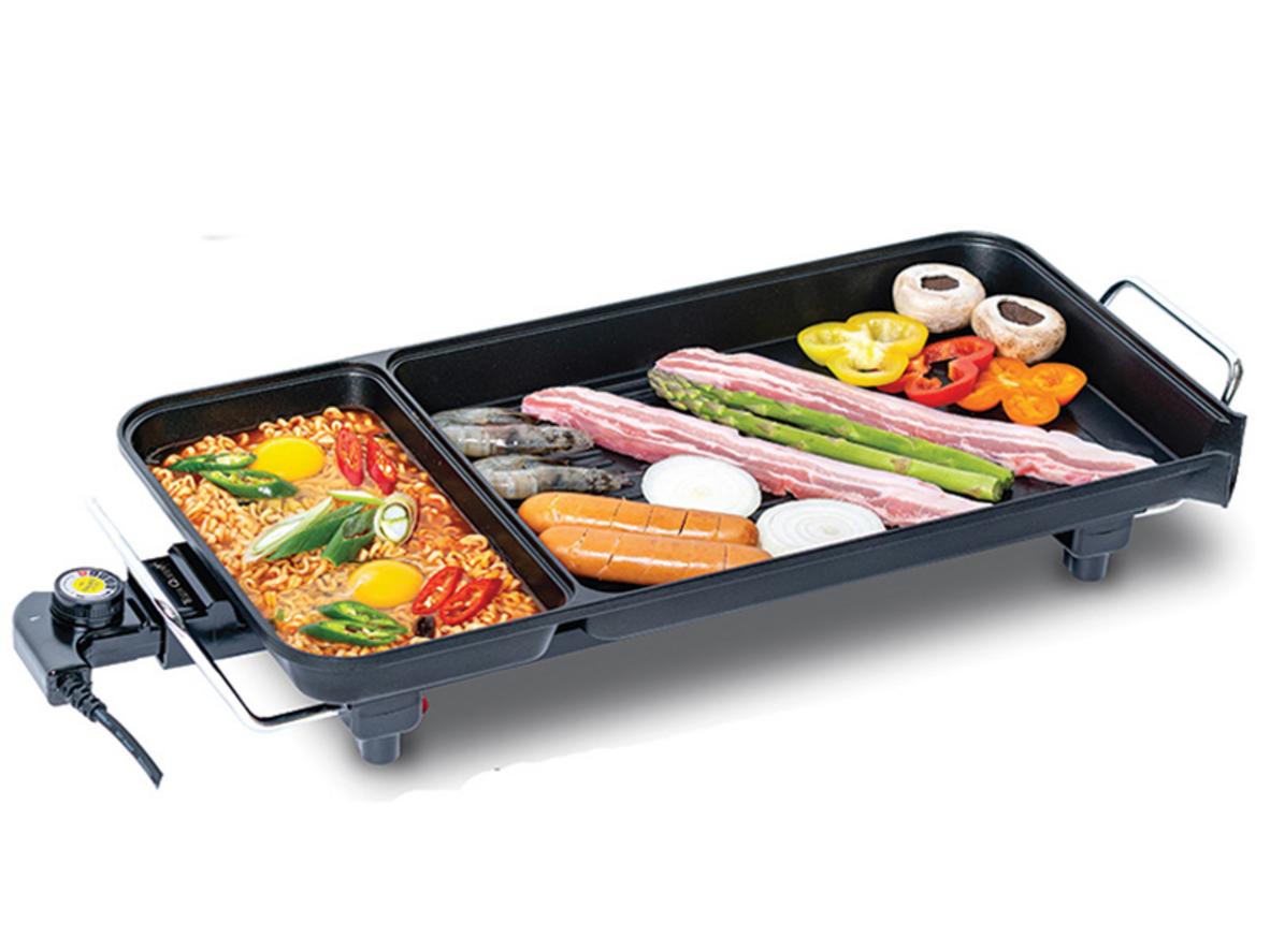 Tổng quan Bàn nướng điện đa năng 2 trong 1 Tiger Queen SQ-1400G