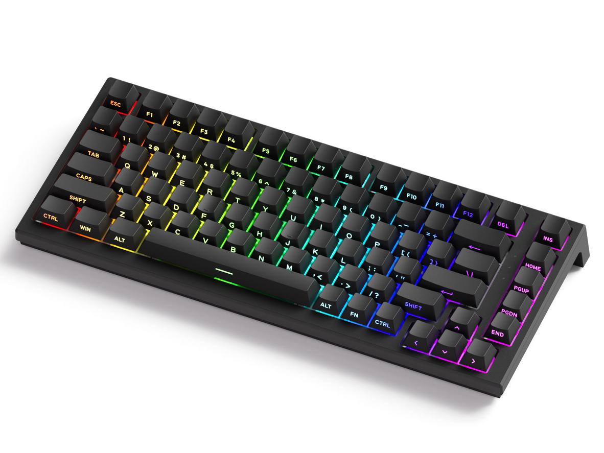 PBT keycaps, 75% layout và Akko Cloud.