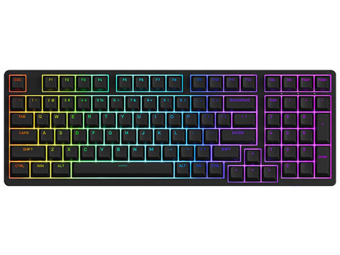 Tổng quan Bàn phím cơ AKKO 3098B Plus Black (Multimodes, RGB, Gasket mount)