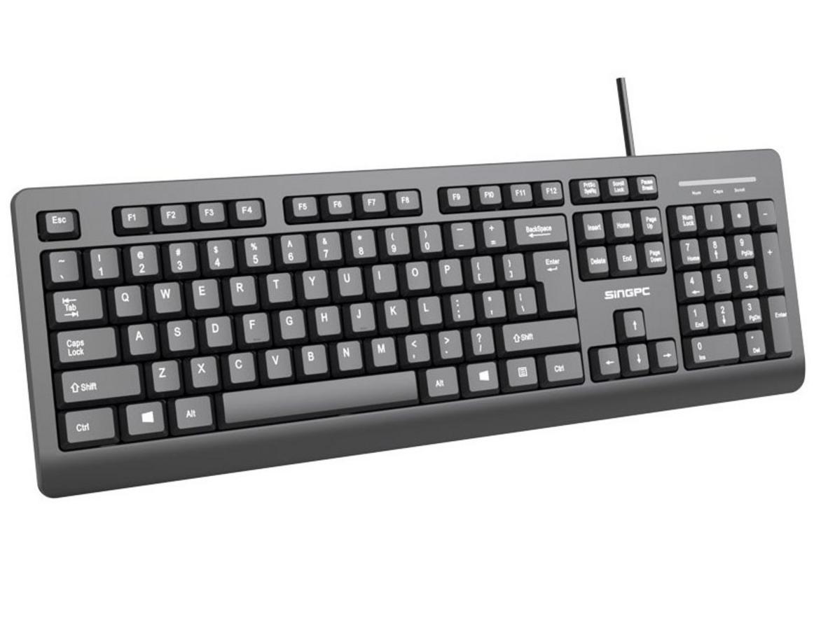 Tổng quan Bàn phím có dây SingPC KB-196