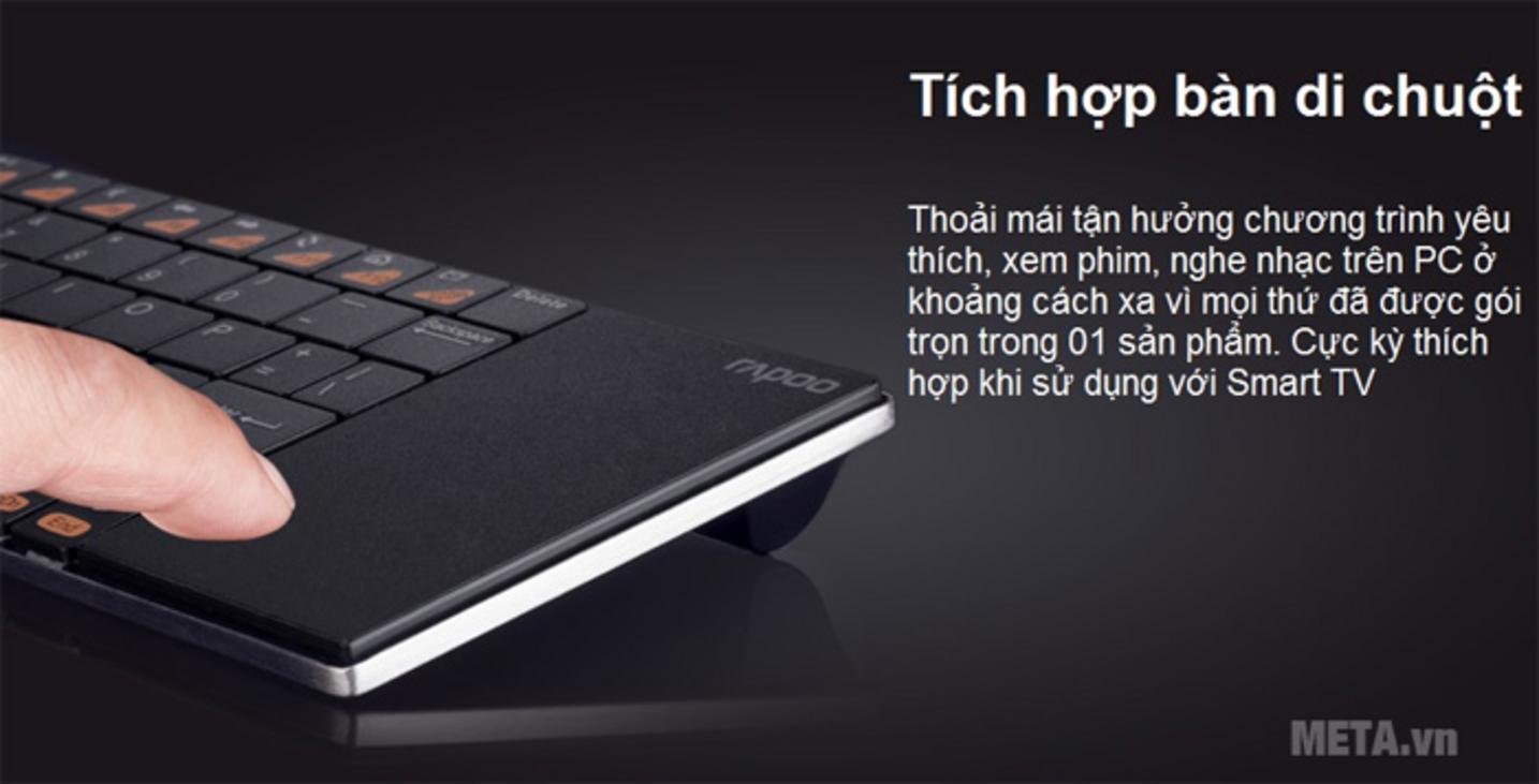Tổng quan Bàn phím vi tính không dây Rapoo E2710