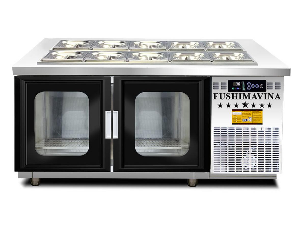 Tổng quan Bàn Salad 1.5m cánh kính FSM-BSLCK1.5