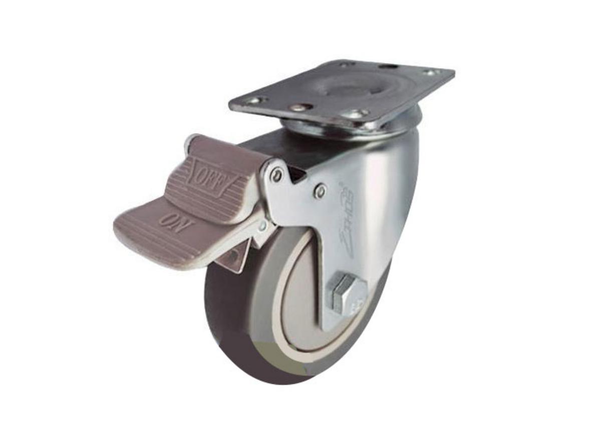 Tổng quan Bánh xe cao su xoay khóa Ethos ETH273TPY125P01