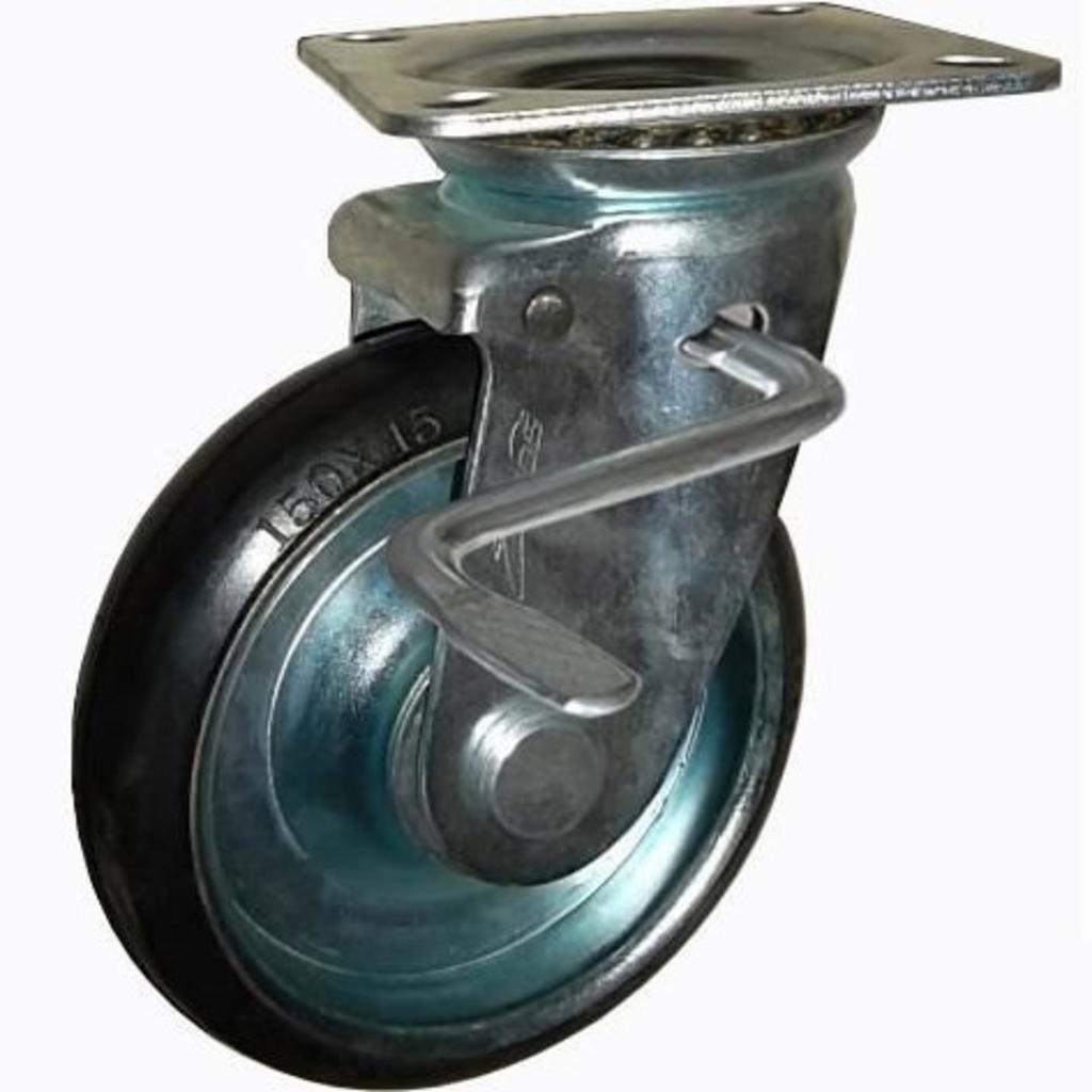 Tổng quan Bánh xe đẩy cao su xoay có khóa Ethos 663PRZ150JB1 (200kg)