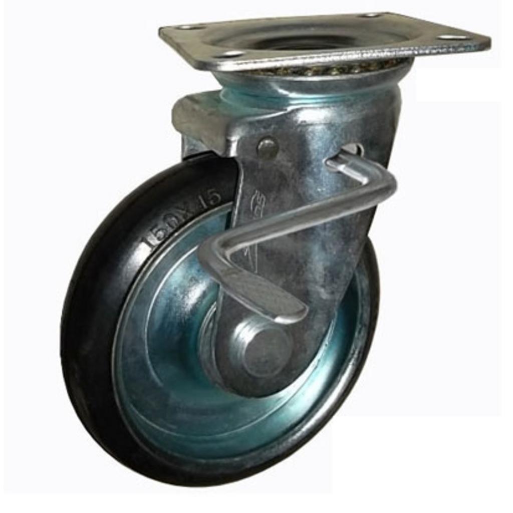 Tổng quan Bánh xe đẩy cao su xoay có khóa Ethos 663PRZ200JB1 (350kg)